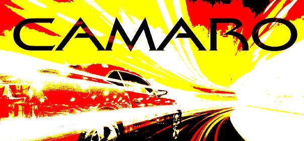 Camaro Abstract Design - Custom automotive artwork and car enthusiast graphics