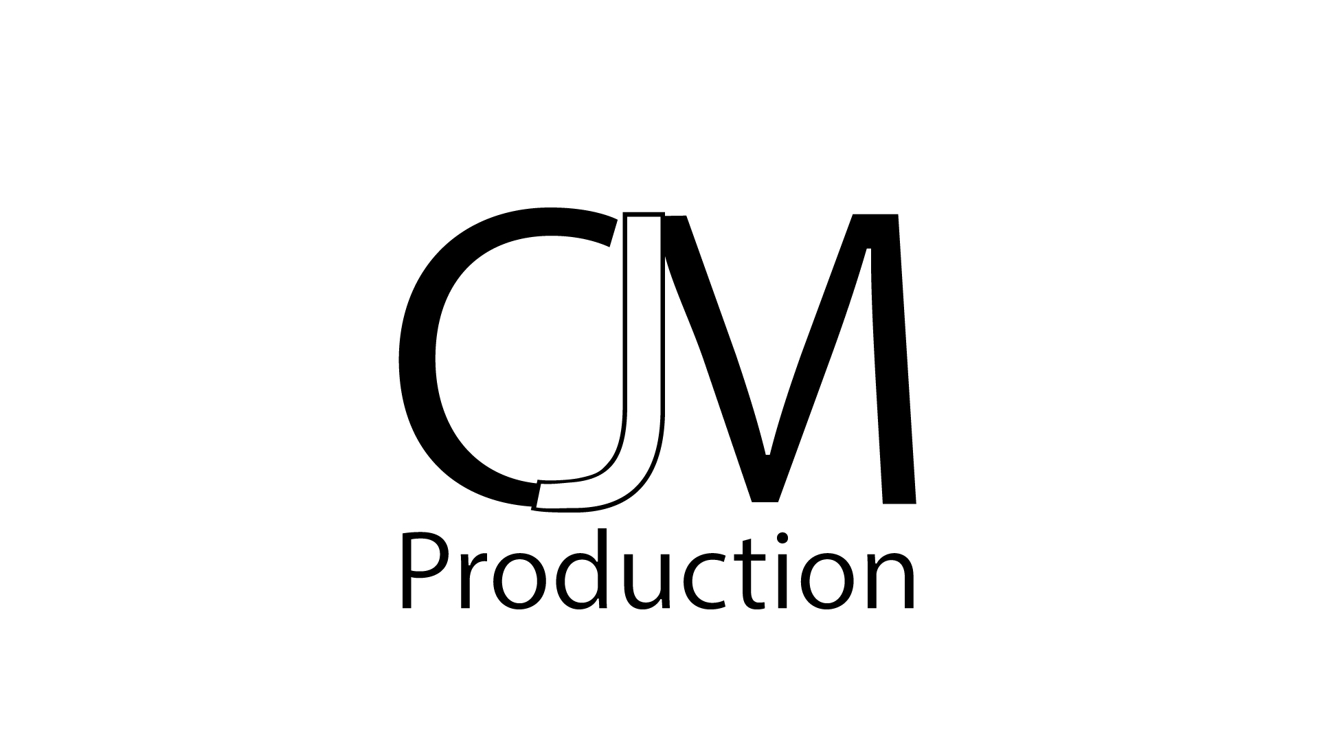 CJM Production Logo - Entertainment production company logo design