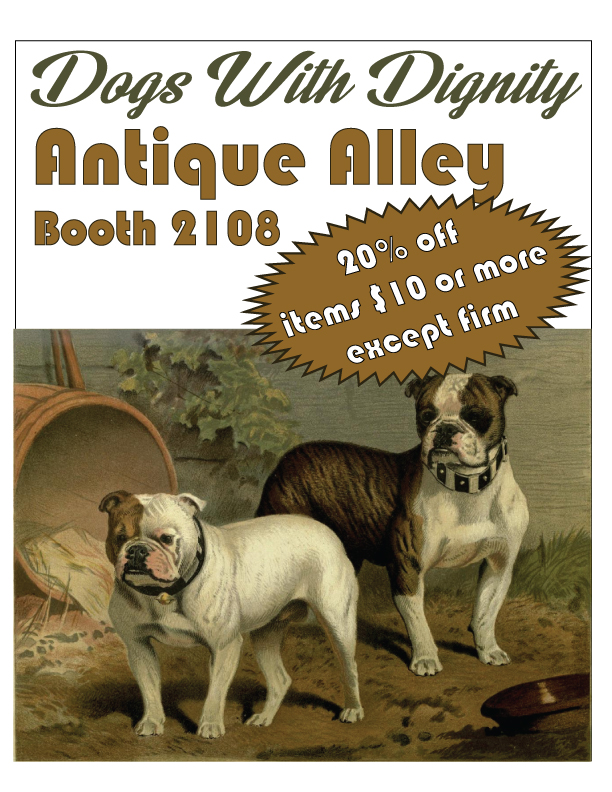 Dogs With Dignity Booth Sale Flyer - Non-profit fundraising promotional material