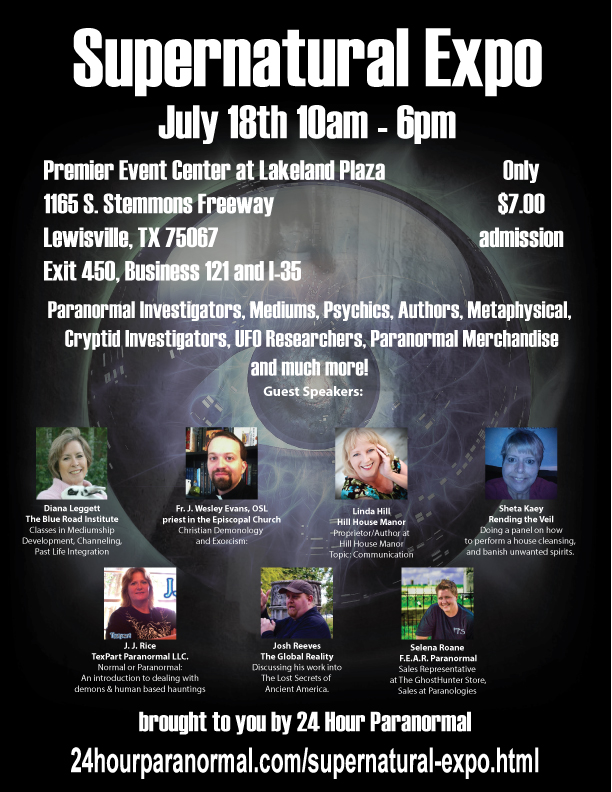 Supernatural Expo Event Flyer - Convention promotion design Dallas